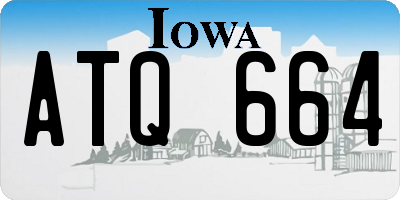 IA license plate ATQ664