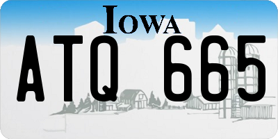IA license plate ATQ665