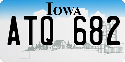 IA license plate ATQ682
