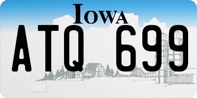 IA license plate ATQ699