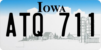 IA license plate ATQ711