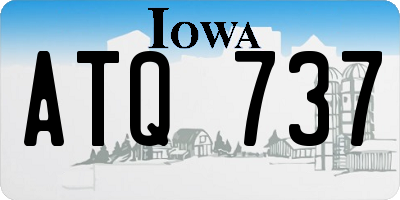 IA license plate ATQ737