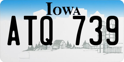 IA license plate ATQ739