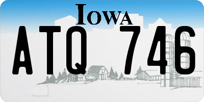 IA license plate ATQ746