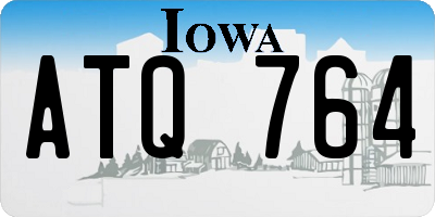 IA license plate ATQ764
