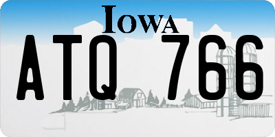 IA license plate ATQ766