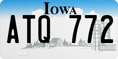 IA license plate ATQ772