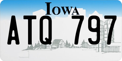IA license plate ATQ797