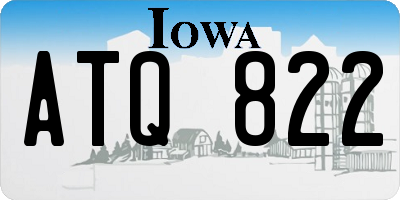 IA license plate ATQ822