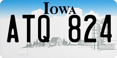 IA license plate ATQ824