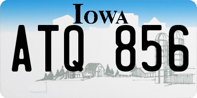 IA license plate ATQ856