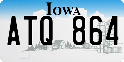 IA license plate ATQ864
