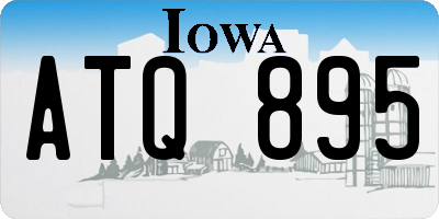 IA license plate ATQ895