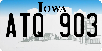 IA license plate ATQ903