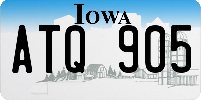 IA license plate ATQ905