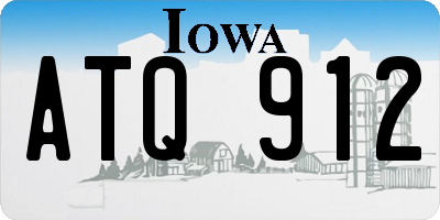 IA license plate ATQ912