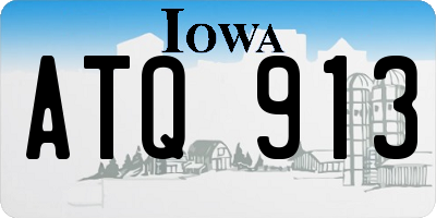 IA license plate ATQ913