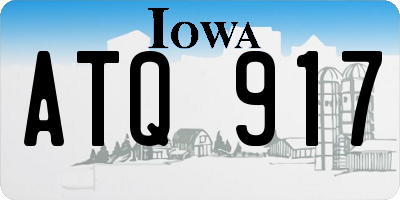 IA license plate ATQ917