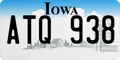 IA license plate ATQ938