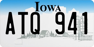 IA license plate ATQ941