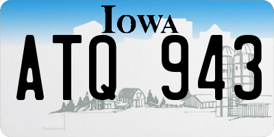 IA license plate ATQ943
