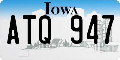 IA license plate ATQ947