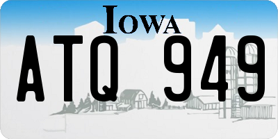 IA license plate ATQ949