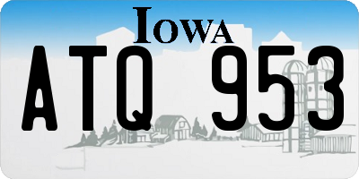IA license plate ATQ953