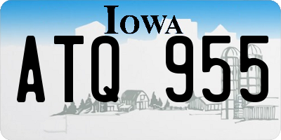 IA license plate ATQ955