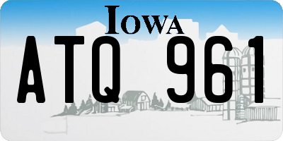 IA license plate ATQ961