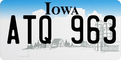 IA license plate ATQ963