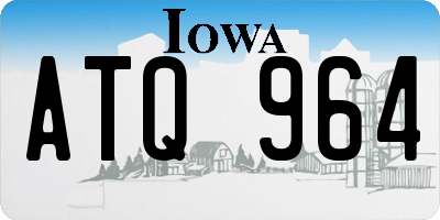 IA license plate ATQ964