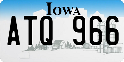 IA license plate ATQ966