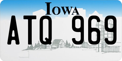IA license plate ATQ969
