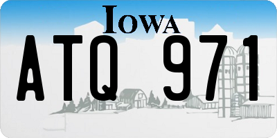 IA license plate ATQ971