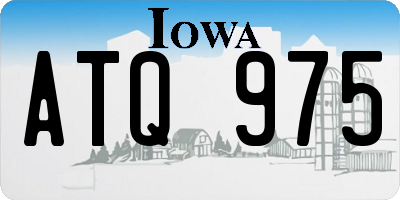 IA license plate ATQ975