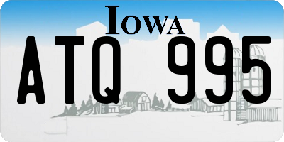 IA license plate ATQ995
