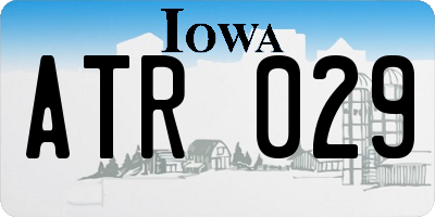 IA license plate ATR029