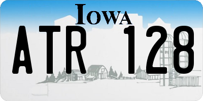 IA license plate ATR128