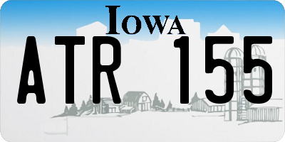 IA license plate ATR155