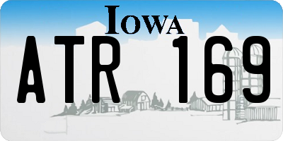 IA license plate ATR169