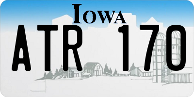 IA license plate ATR170