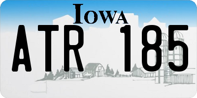 IA license plate ATR185