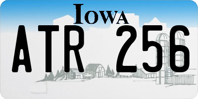 IA license plate ATR256
