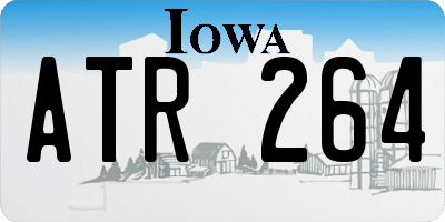 IA license plate ATR264
