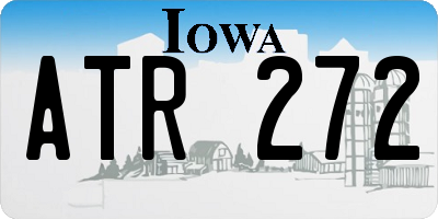 IA license plate ATR272