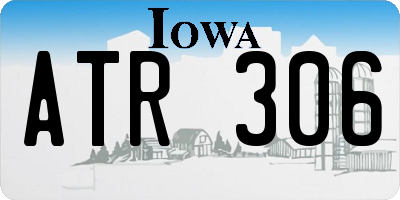 IA license plate ATR306