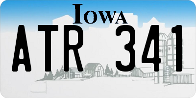 IA license plate ATR341