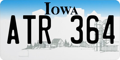 IA license plate ATR364