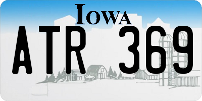 IA license plate ATR369